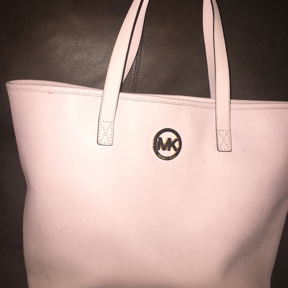 Light pink MK tote bag